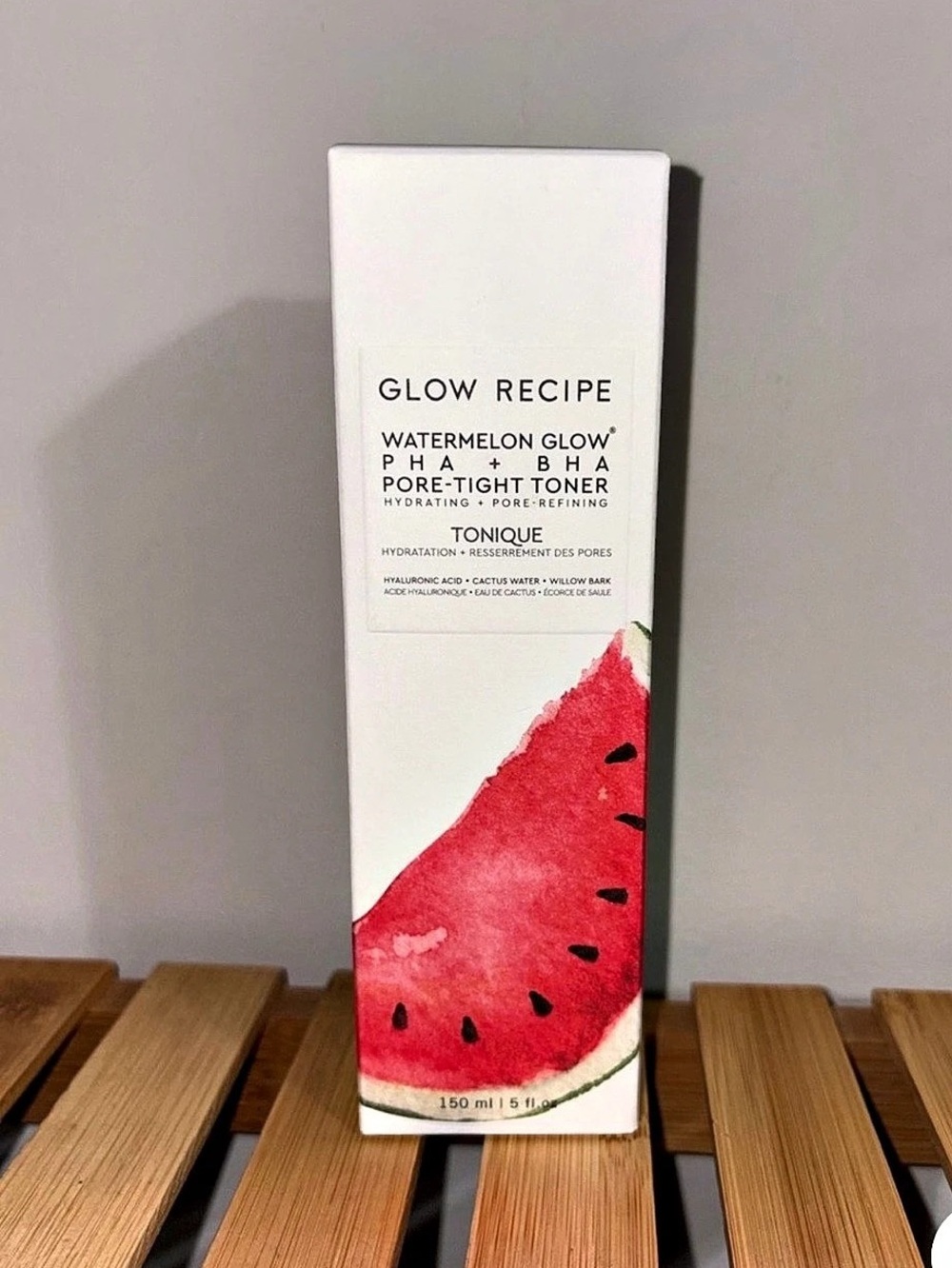 NIB new Glow Recipe Watermelon Glow PHA + BHA Pore-Tight Toner NWT